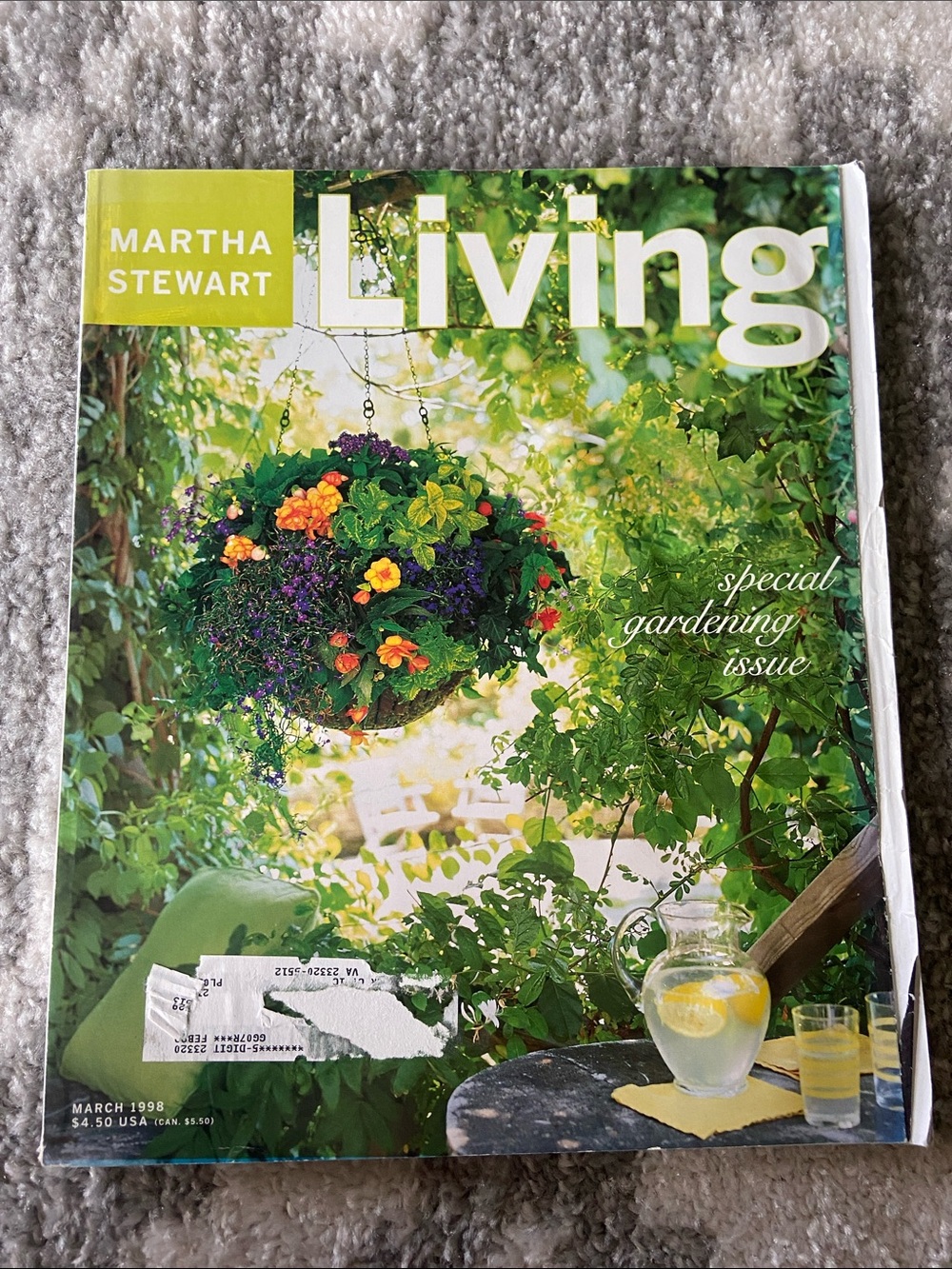 Vintage Martha Stewart Living - March 1998